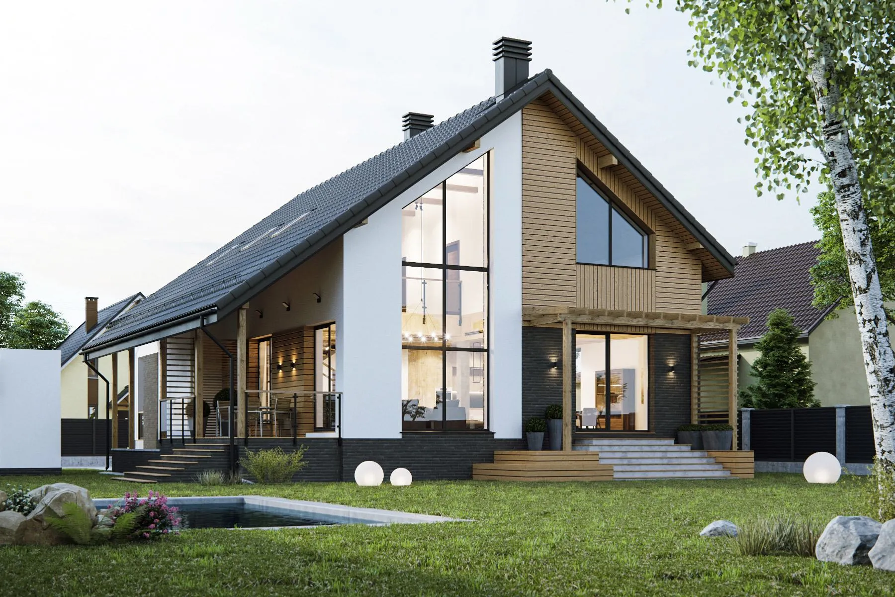 Аккуратный ландшафт перед домом: с чего начать Аккуратный ландшафт перед домом: с чего начать