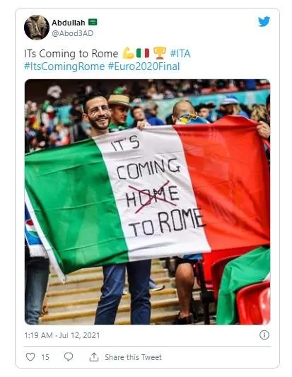 Its coming to Rome: найсмішніші жарти та меми про фінал Євро-2020