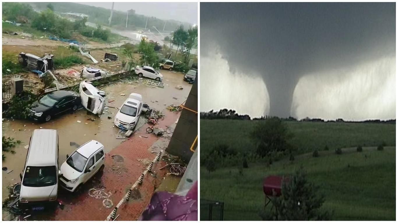 Торнадо у провінції Шаньдун у Китаї 12 липня: фото і відео