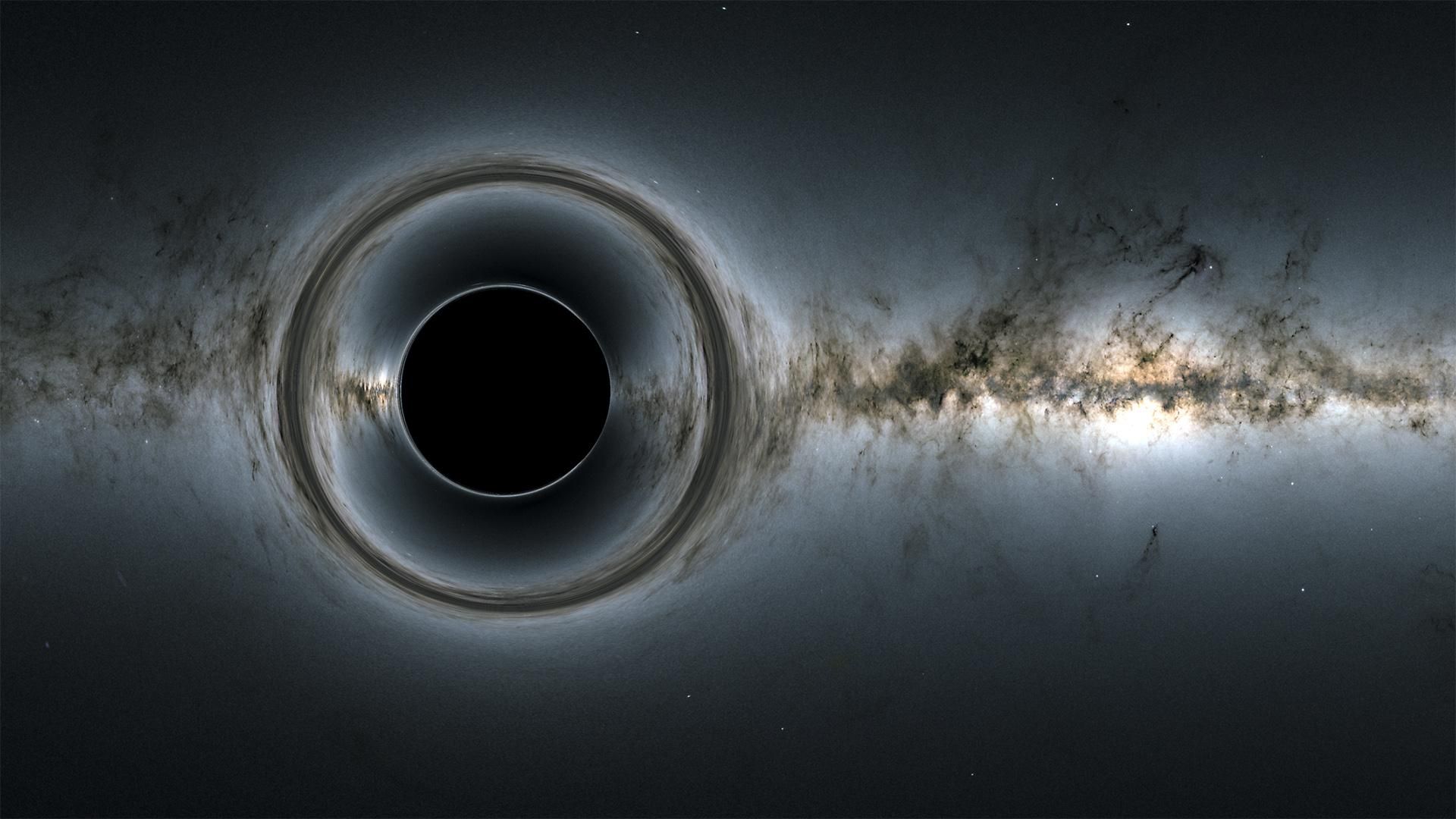 Чорна діра: як викривлюється простір біля чорної діри
