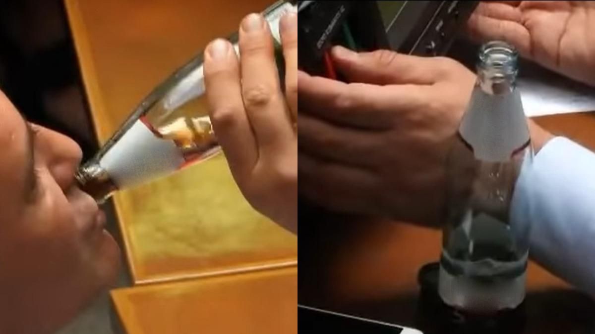 Тищенко у Верховній Раді пригощав колег дивним коктейлем: відео Тищенко у Верховній Раді пригощав колег дивним коктейлем: відео