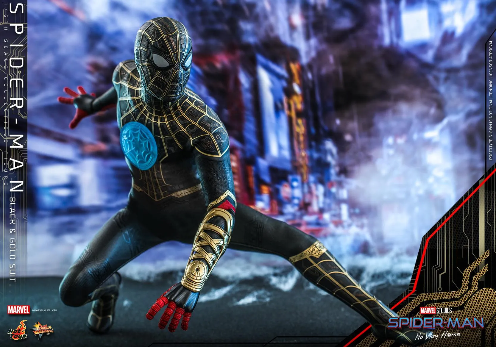 Hot Toys показала новий чорно-золотий костюм Людини-павука