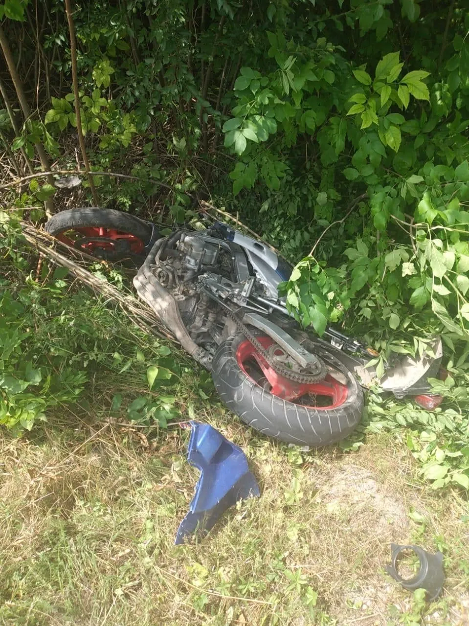Відірвало ногу: 21-річний мотоцикліст серйозно травмувався в ДТП на Львівщині – фото