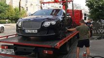 В Киеве эвакуатор забрал Bentley: владелец организовал личное парковочное место