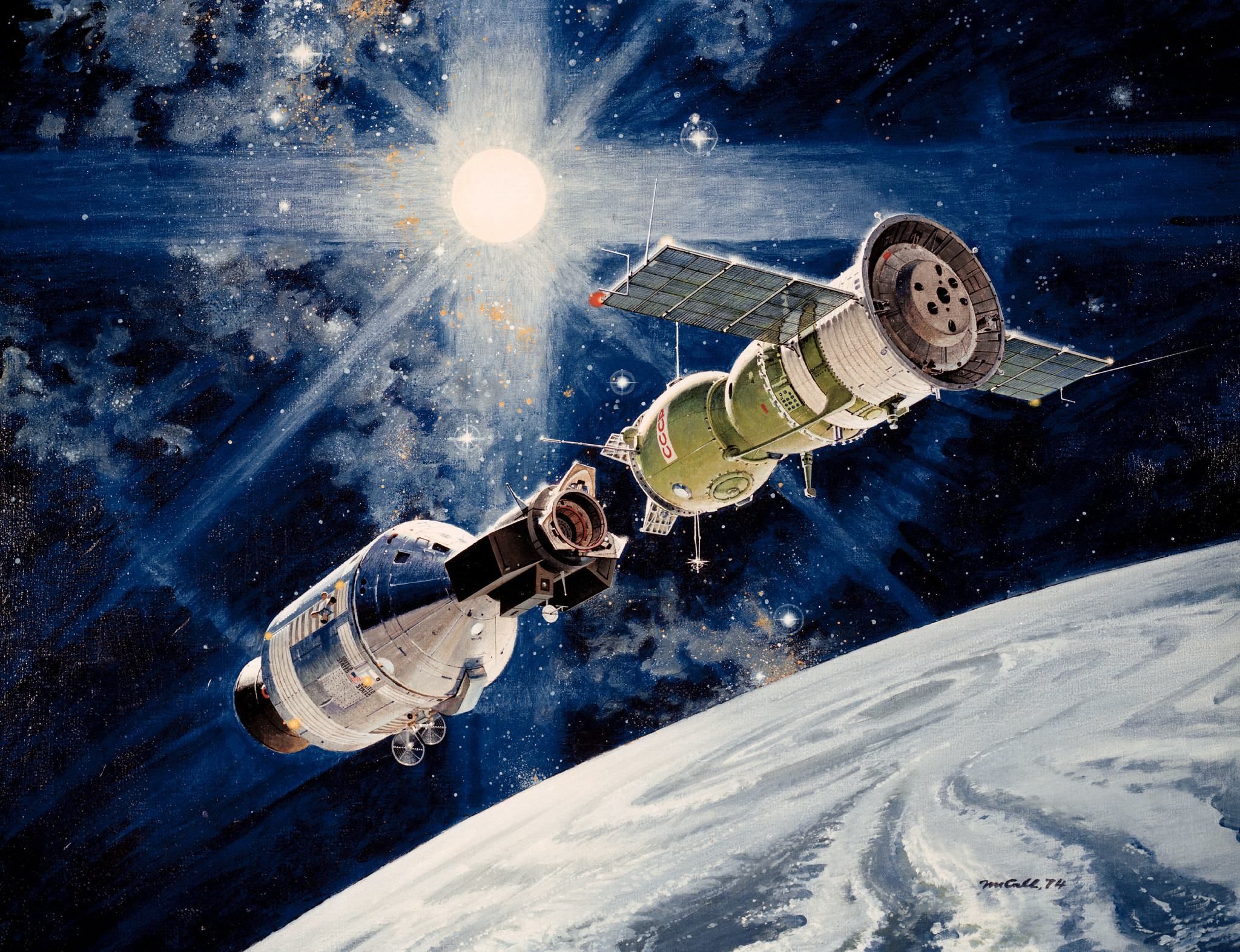 Союз-Аполлон: історичний політ двох космічних кораблів