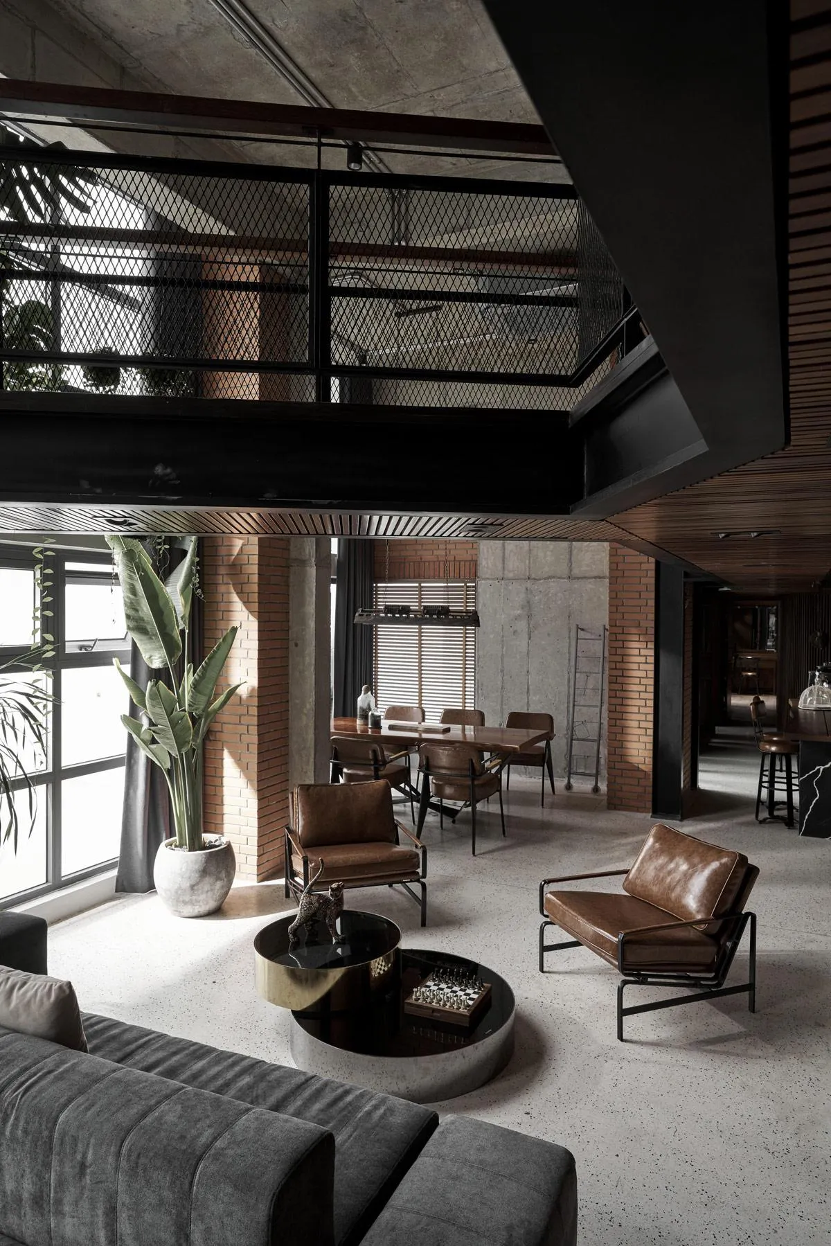 Інтер'єр з відкритою цеглою Інтер'єр з відкритою цеглою