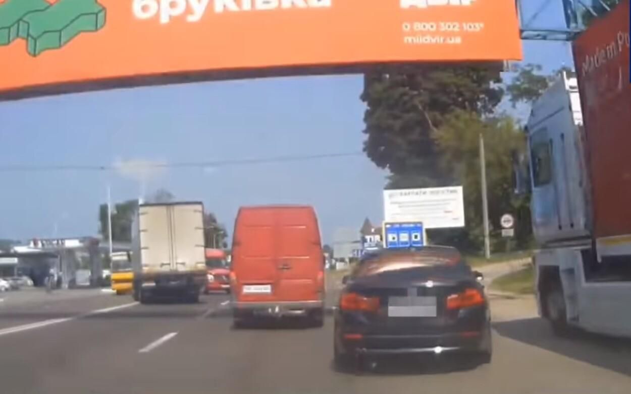 Львовянин под наркотиками устроил безумные гонки на трассе Киев - Чоп: видео
