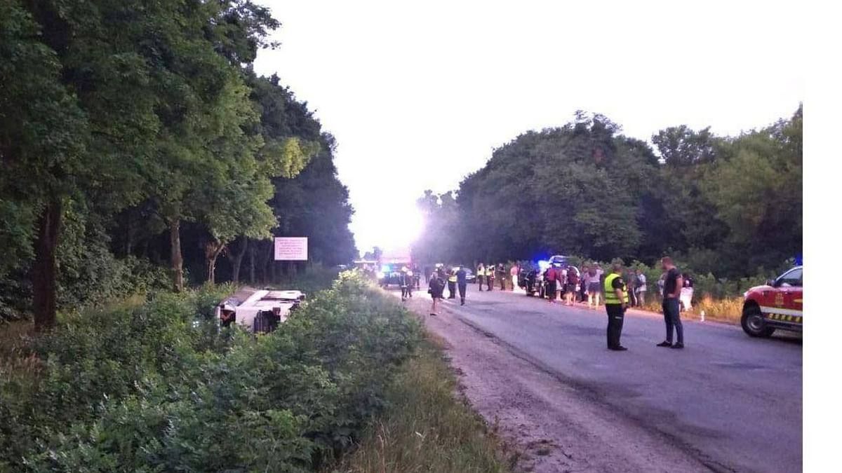 ДТП с автобусом Киев - Вроцлав на Ровенщине: причина аварии ДТП с автобусом Киев - Вроцлав на Ровенщине: причина аварии