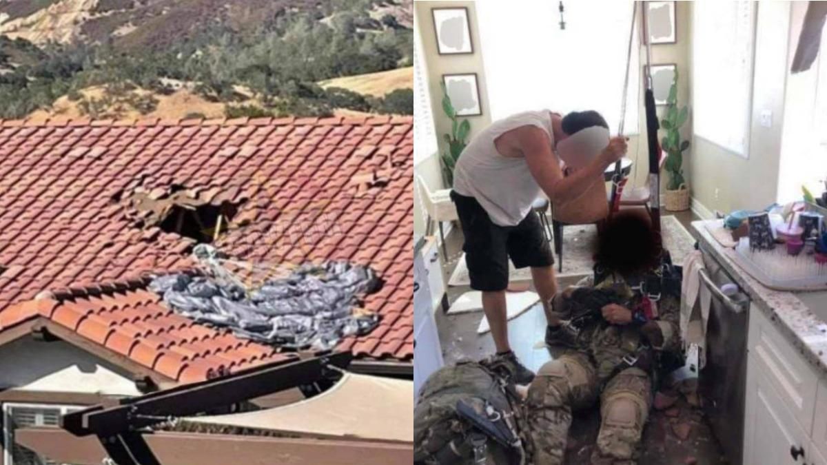 Военный пролетел более 4 километра с нераскрытым парашютом Военный пролетел более 4 километра с нераскрытым парашютом