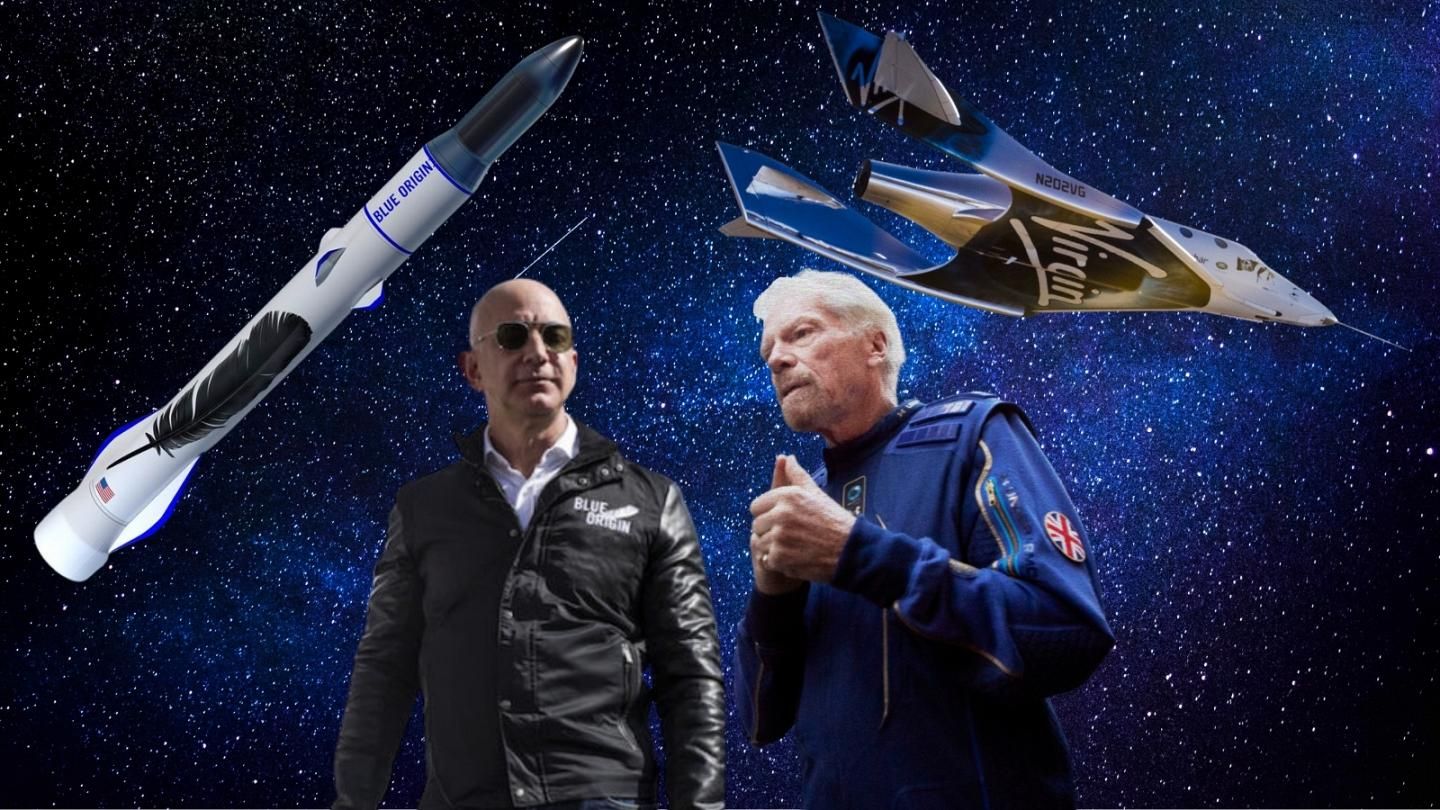 Політ Джеффа Безоса та Річарда Бренсона – хто з них справді астронавт