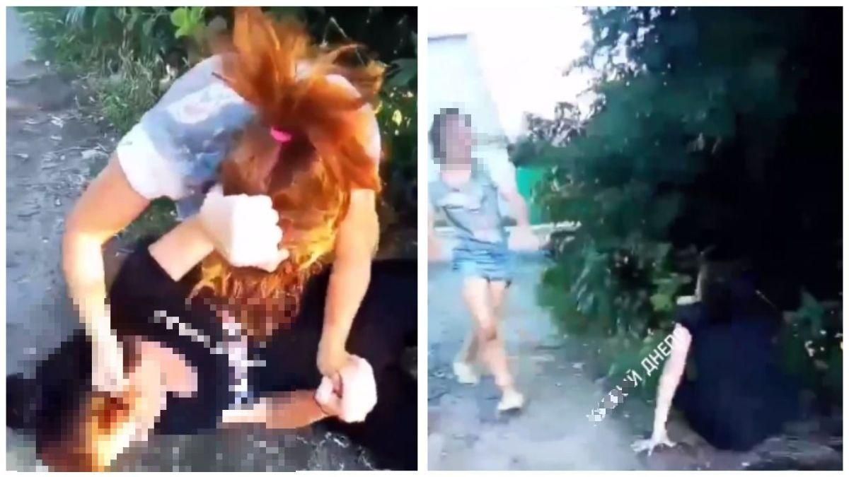 Не поделили парня: в Днепре девушки устроили жестокую драку - видео Не поделили парня: в Днепре девушки устроили жестокую драку - видео