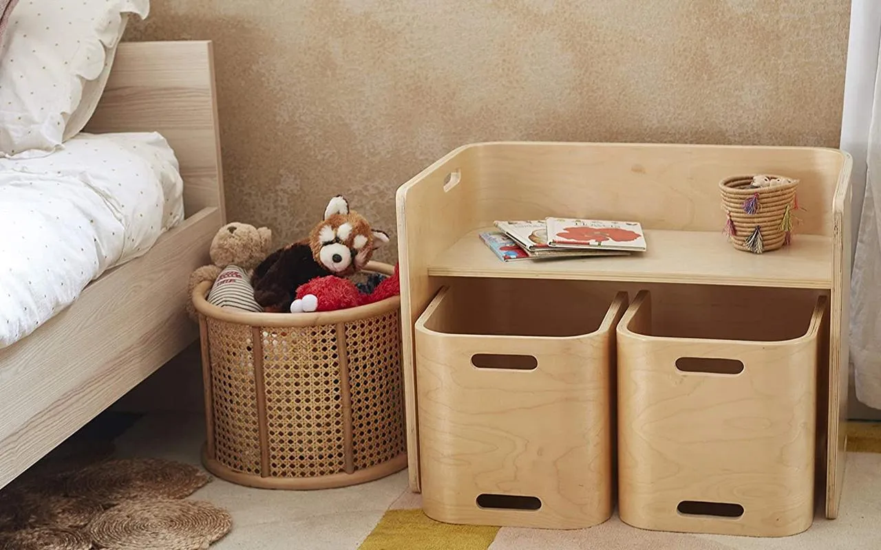 Кошики для зберігання в дитячих кімнатах Кошики для зберігання в дитячих кімнатах