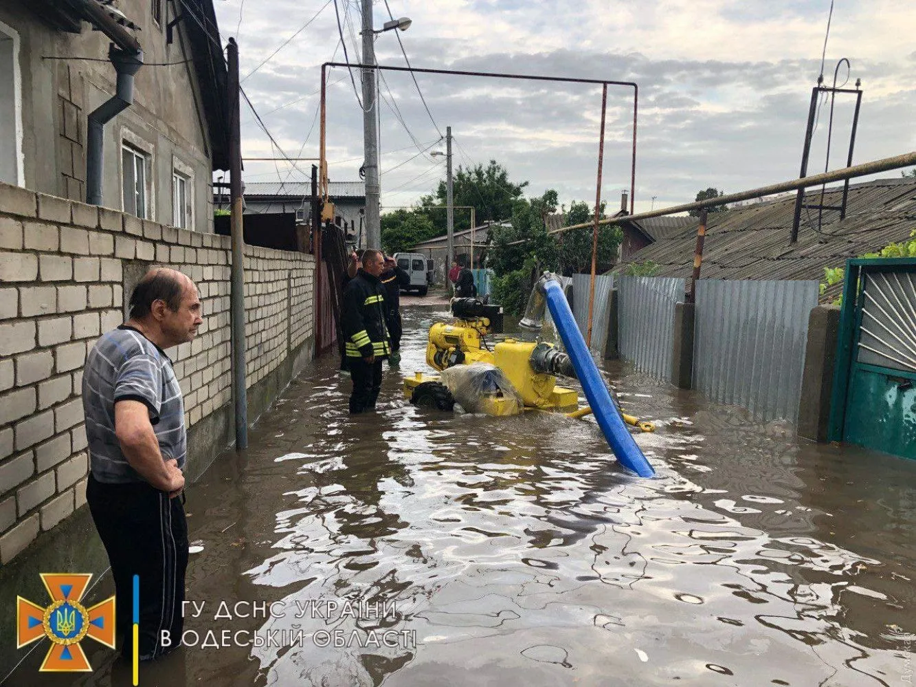 Затопило будинки Повінь в Одесі Новини Одеси Злива в Одесі 21.07.2021