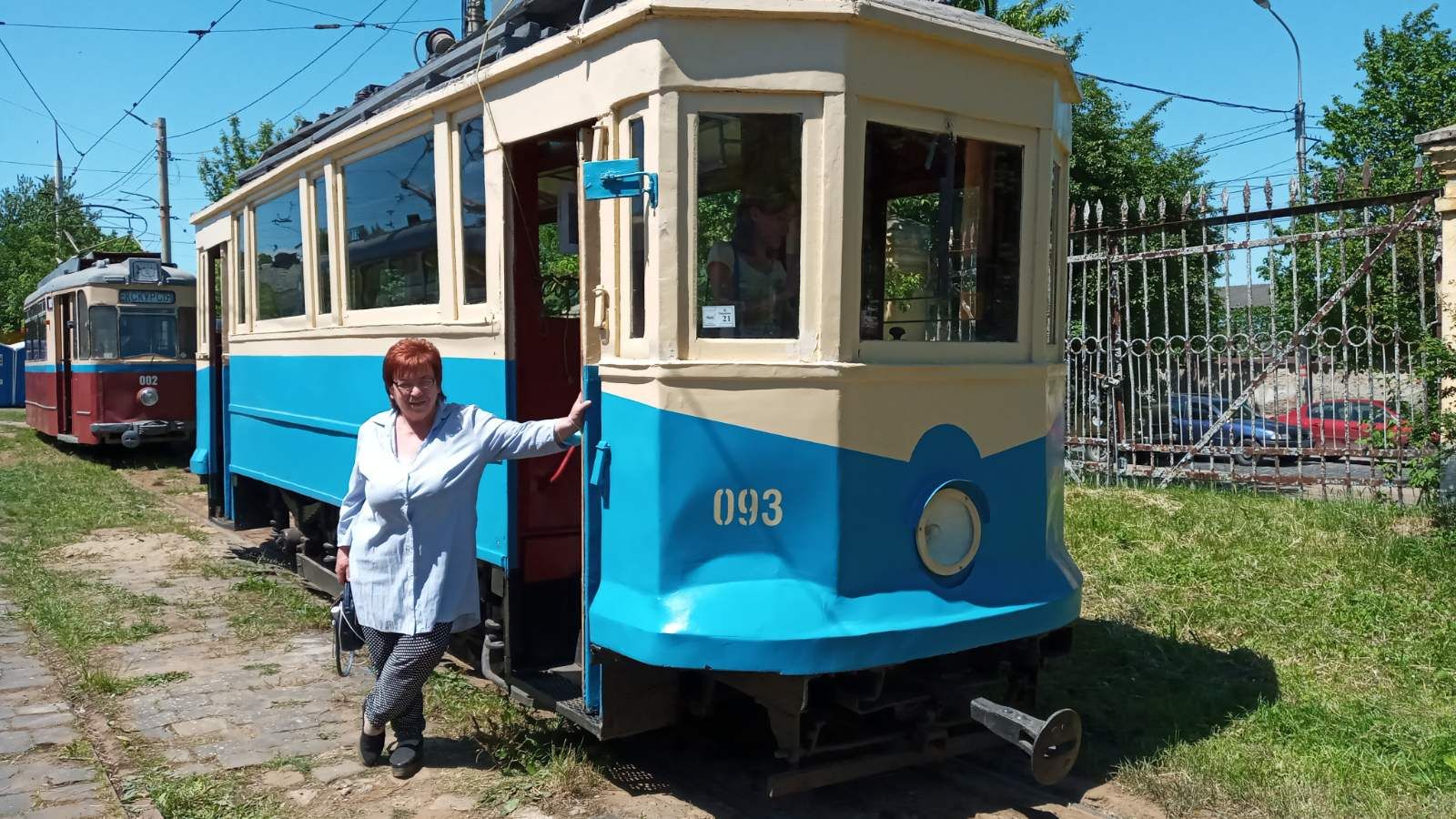 Водійка трамвая Лідія Філіпчук у Льовові 