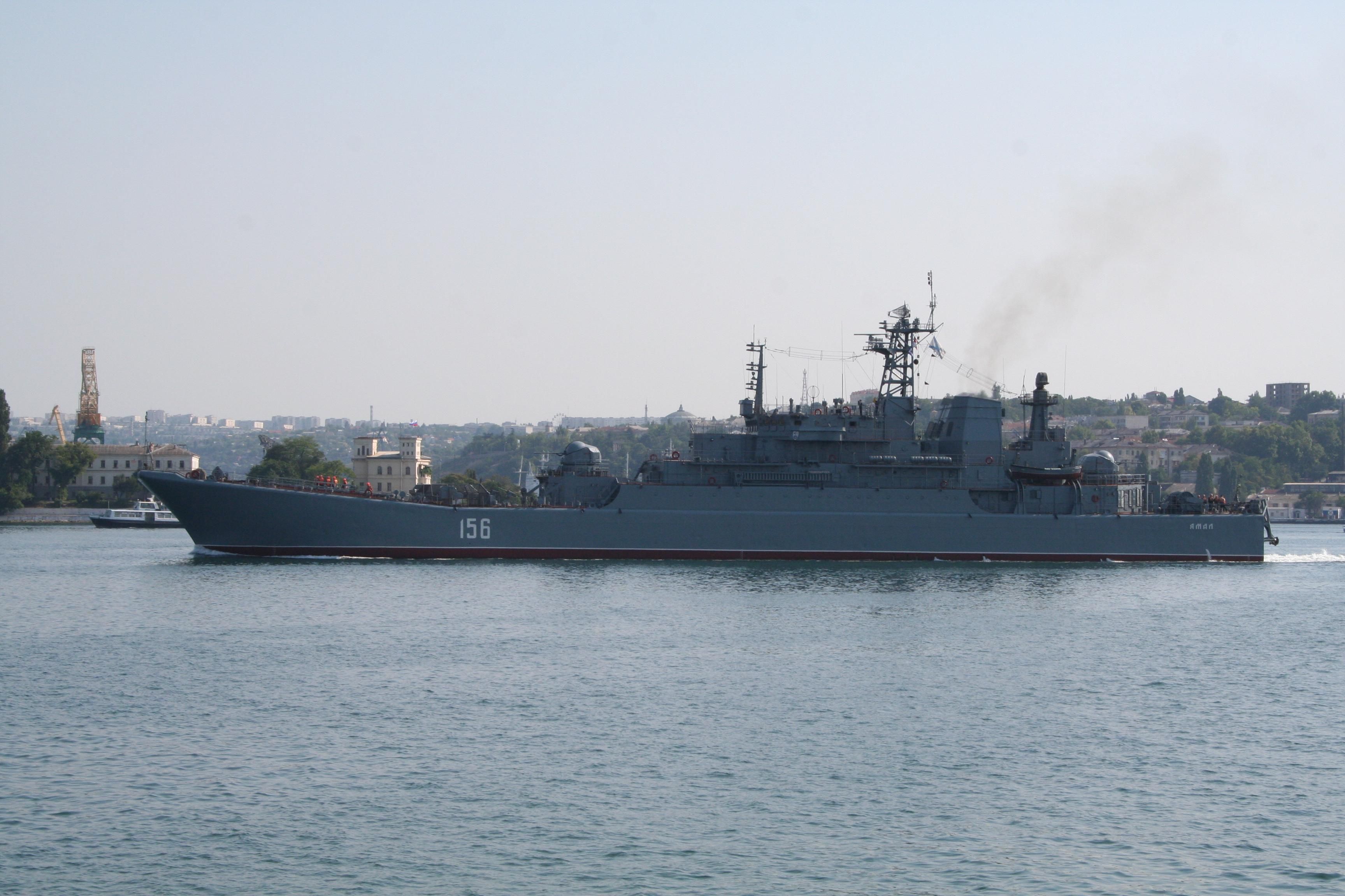 Десантные корабли Черноморского флота РФ привлекали к захвату Крыма