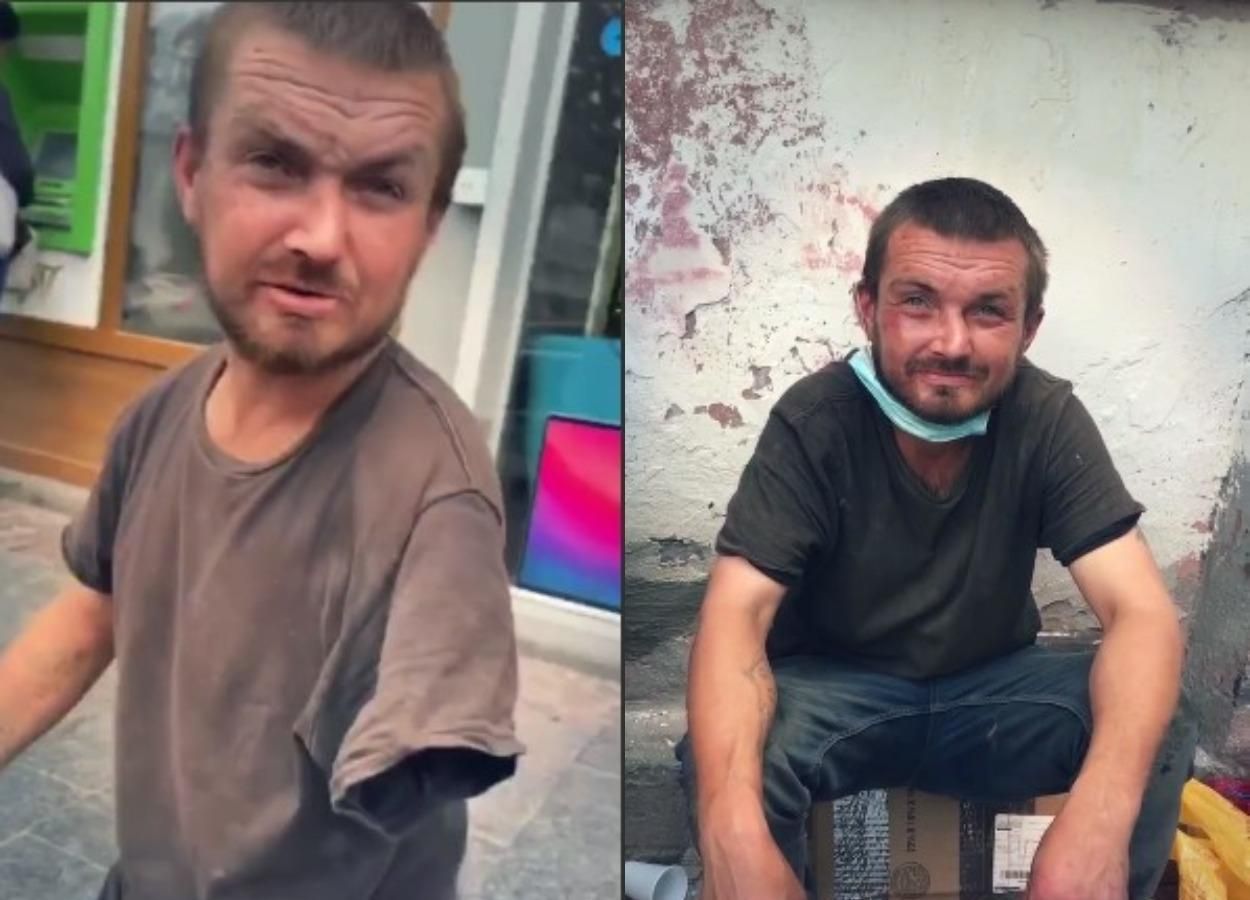 Магическое исцеление: у львовского нищего снова выросла рука - смешное видео Магическое исцеление: у львовского нищего снова выросла рука - смешное видео