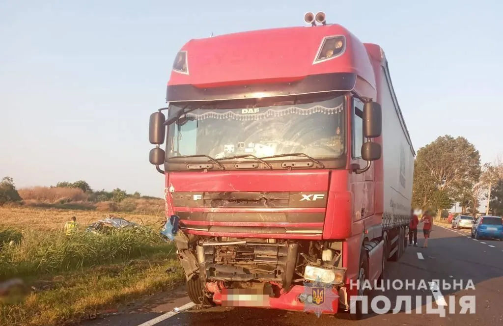 Вантажівка зіткнулася аварія Одеса – Рені