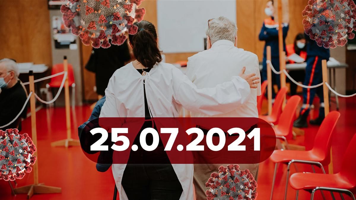 Коронавірус Україна, новини 25 липня 2021 – статистика