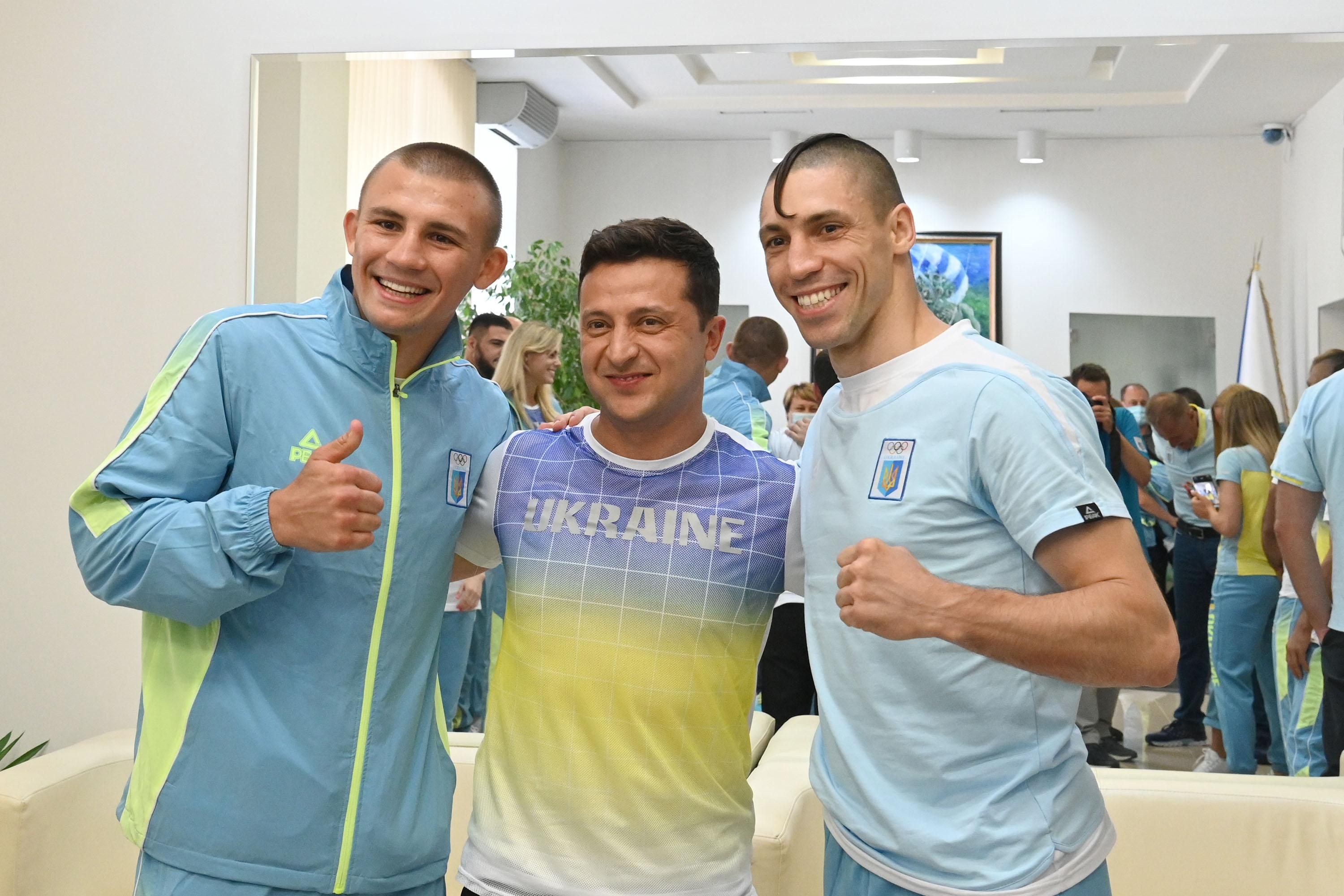 Зеленский поддержал сборную Украины перед Олимпиадой в Токио