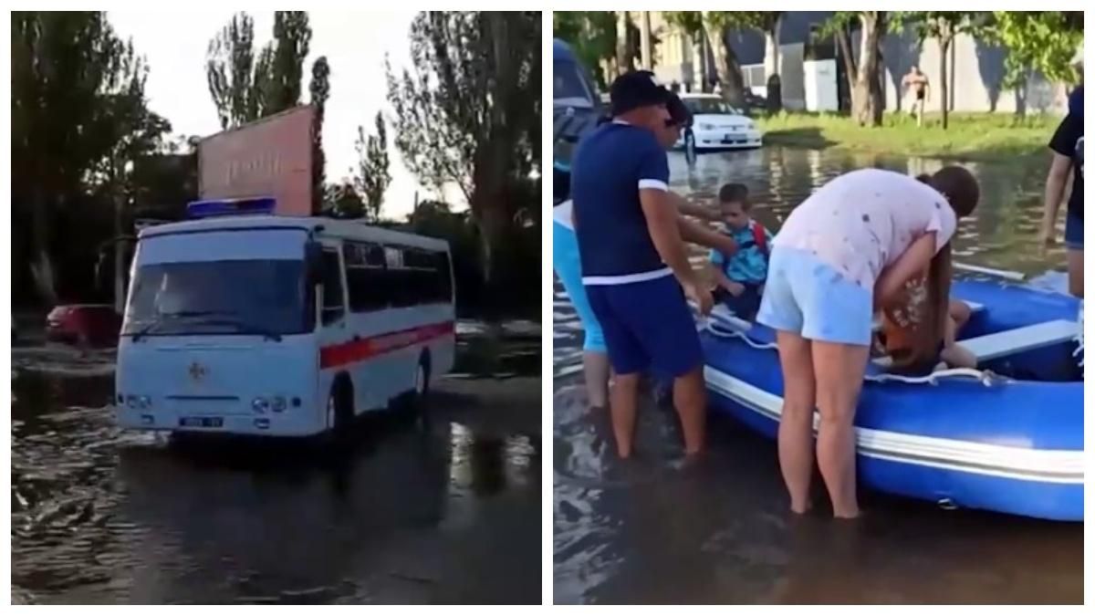 Оказались в ловушке: в Одессе из-за непогоды пришлось спасать 12 детей Оказались в ловушке: в Одессе из-за непогоды пришлось спасать 12 детей