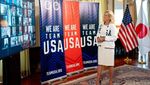 Джилл Байден підтримала збірну США на Олімпіаді-2020: фото в сукні та спортивному светрі
