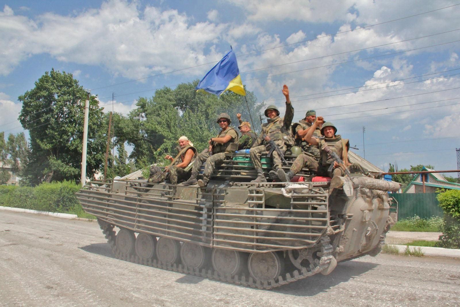 Годовщина освобождения Лисичанска украинскими войсками 24 июля 2014