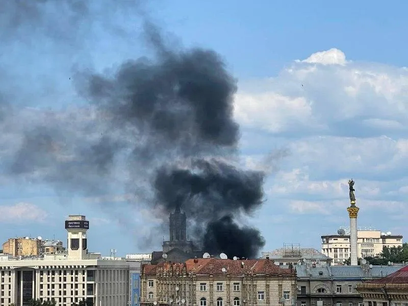 Пожежа на Хрещатику 24 липня