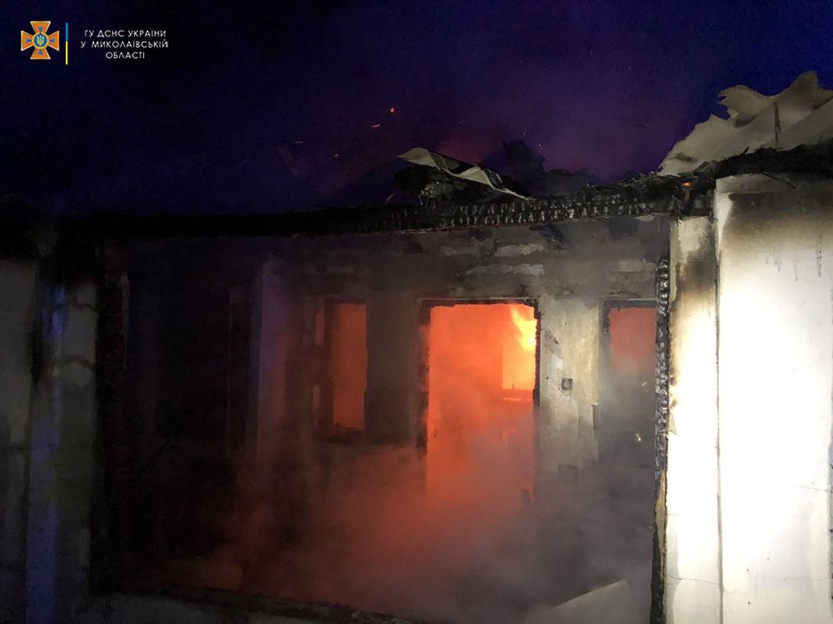 На Николаевщине во время пожара погибла пожилая женщина 24.07.2021