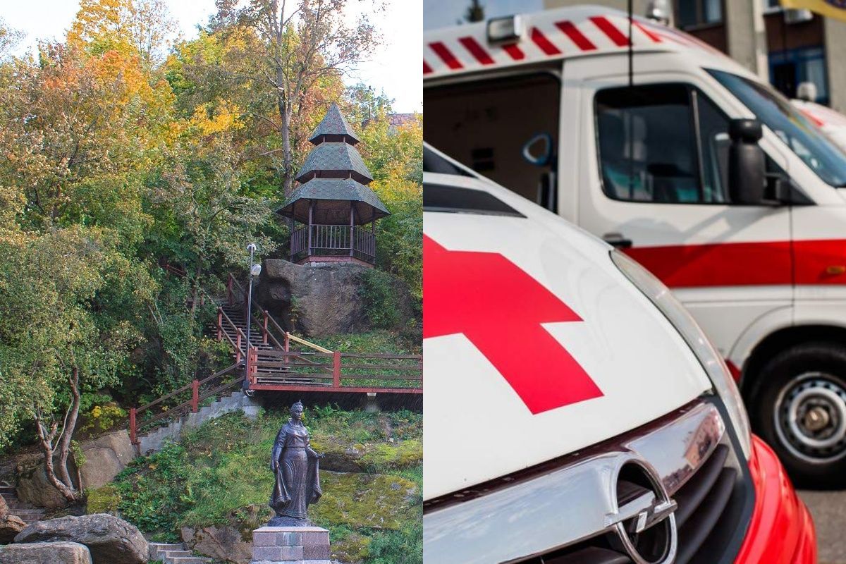 В Житомирской области подросток сорвался с высоты примерно 10 метров В Житомирской области подросток сорвался с высоты примерно 10 метров