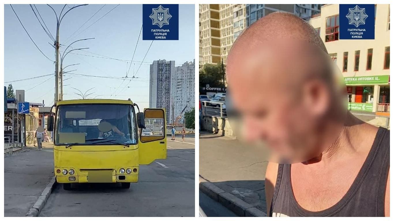 Патрульні Києва виявили 2 п'яних водіїв за кермом маршруток