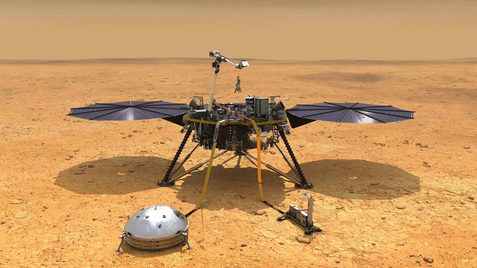 Зонд InSight допоміг детально вивчити внутрішню структуру Марса
