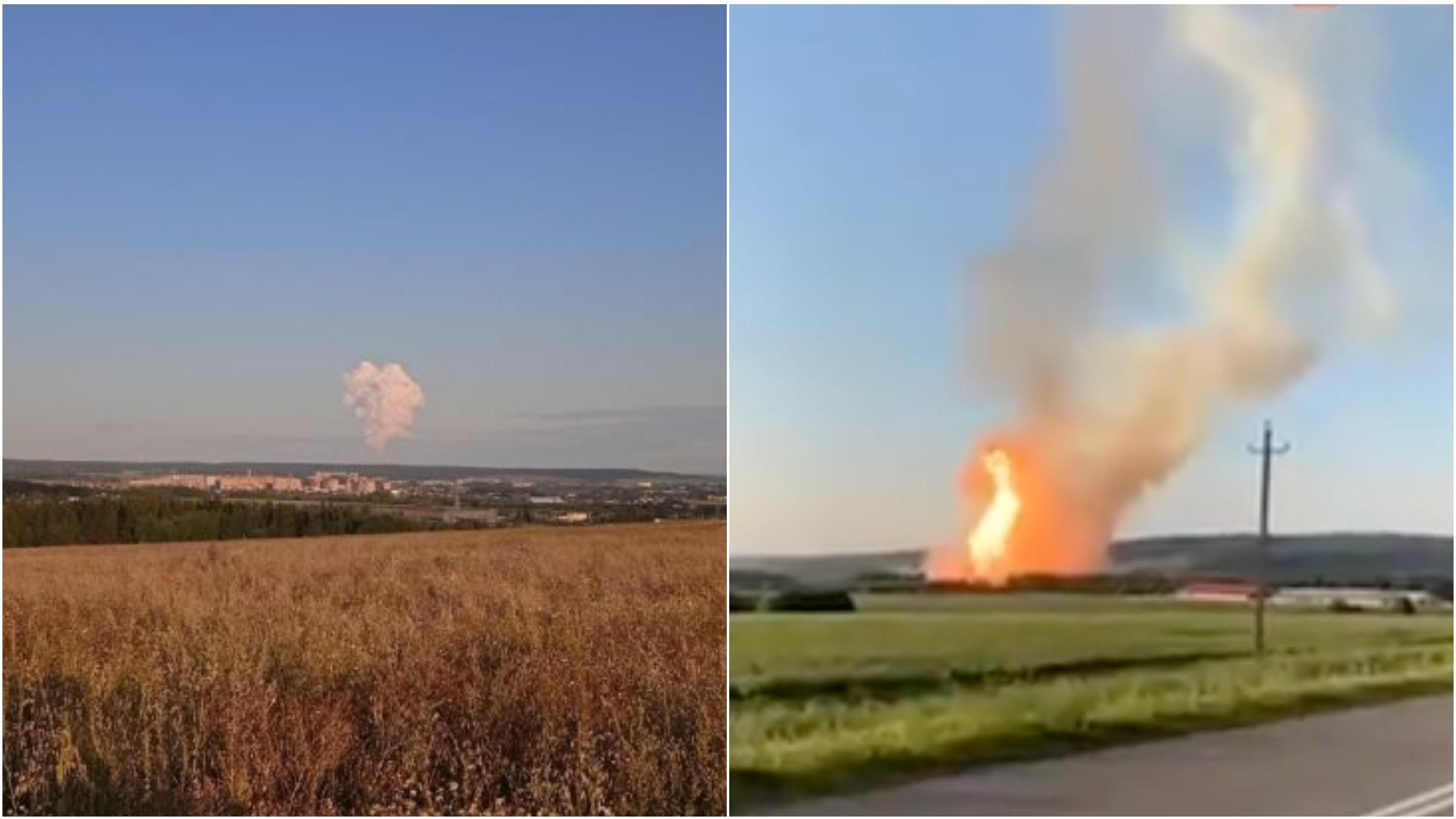 Вибух на газопроводі у Росії 26 липня 2021: відео Вибух на газопроводі у Росії 26 липня 2021: відео