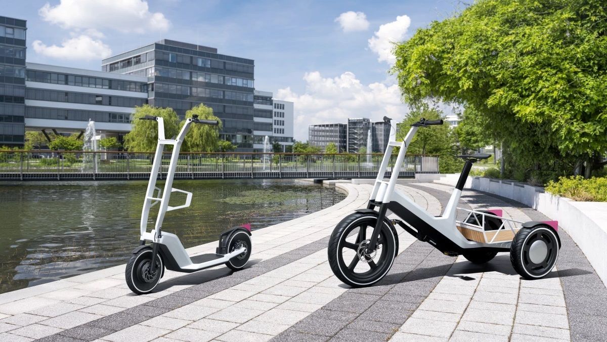 BMW показала дизайн трицикла зі змінними модулями та електросамоката BMW показала дизайн трицикла зі змінними модулями та електросамоката