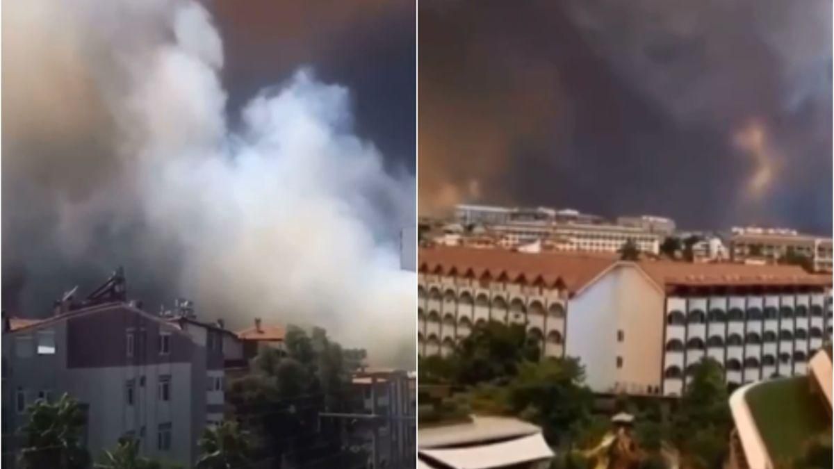 В Турции масштабные лесные пожары: огонь добрался до Анталии - фото