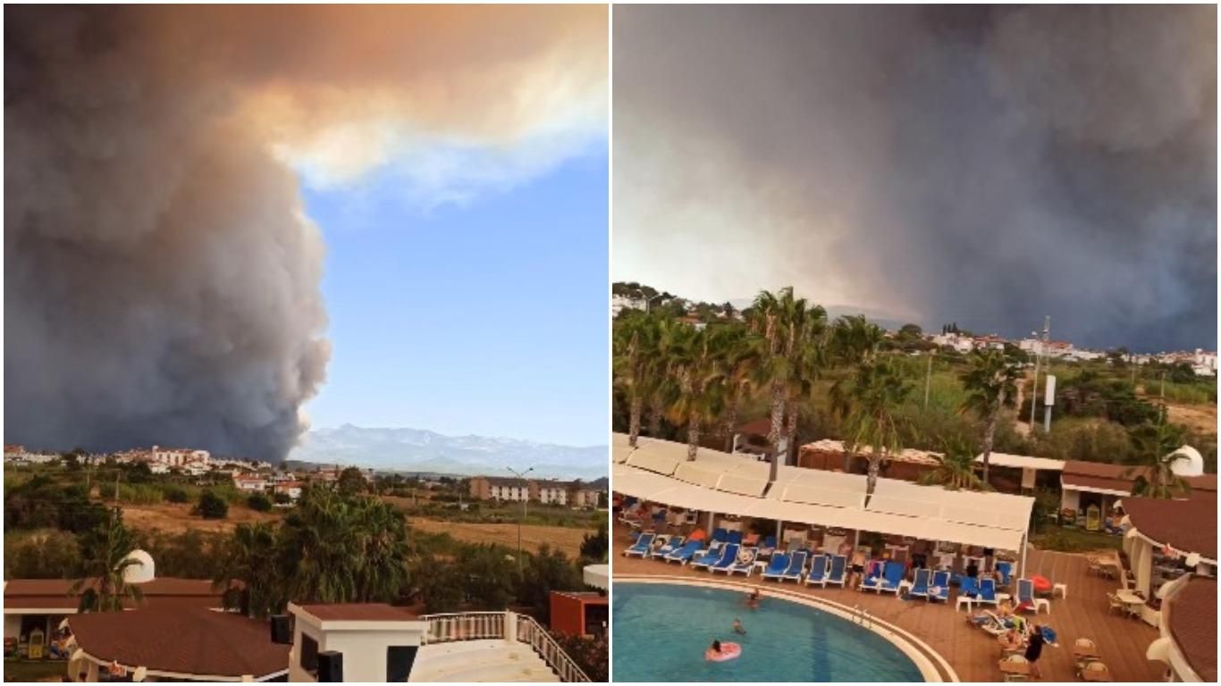 Запах диму, з неба падає попіл, – українець про пожежі в Анталії Запах диму, з неба падає попіл, – українець про пожежі в Анталії