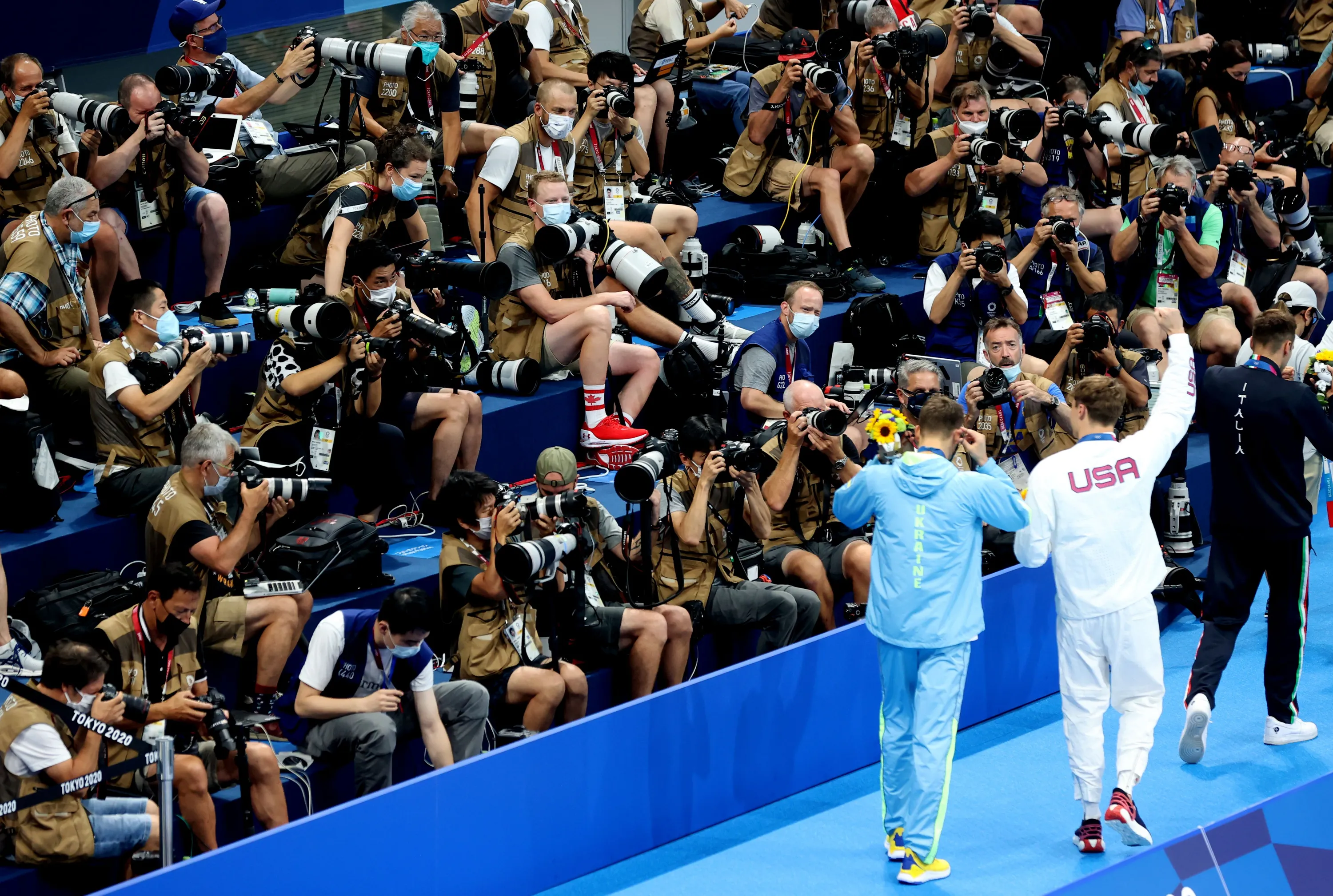 Церемонія нагородження Михайла Романчука в Токіо