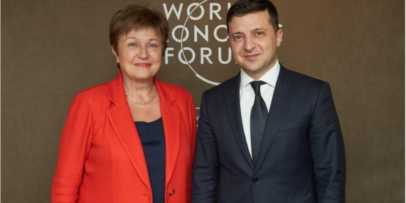 Зеленський провів перемовини з очільницею МВФ: головні теми Зеленський провів перемовини з очільницею МВФ: головні теми