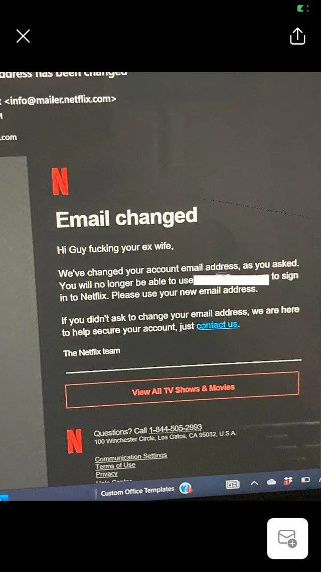 Мужчина узнал об измене жены через Netflix