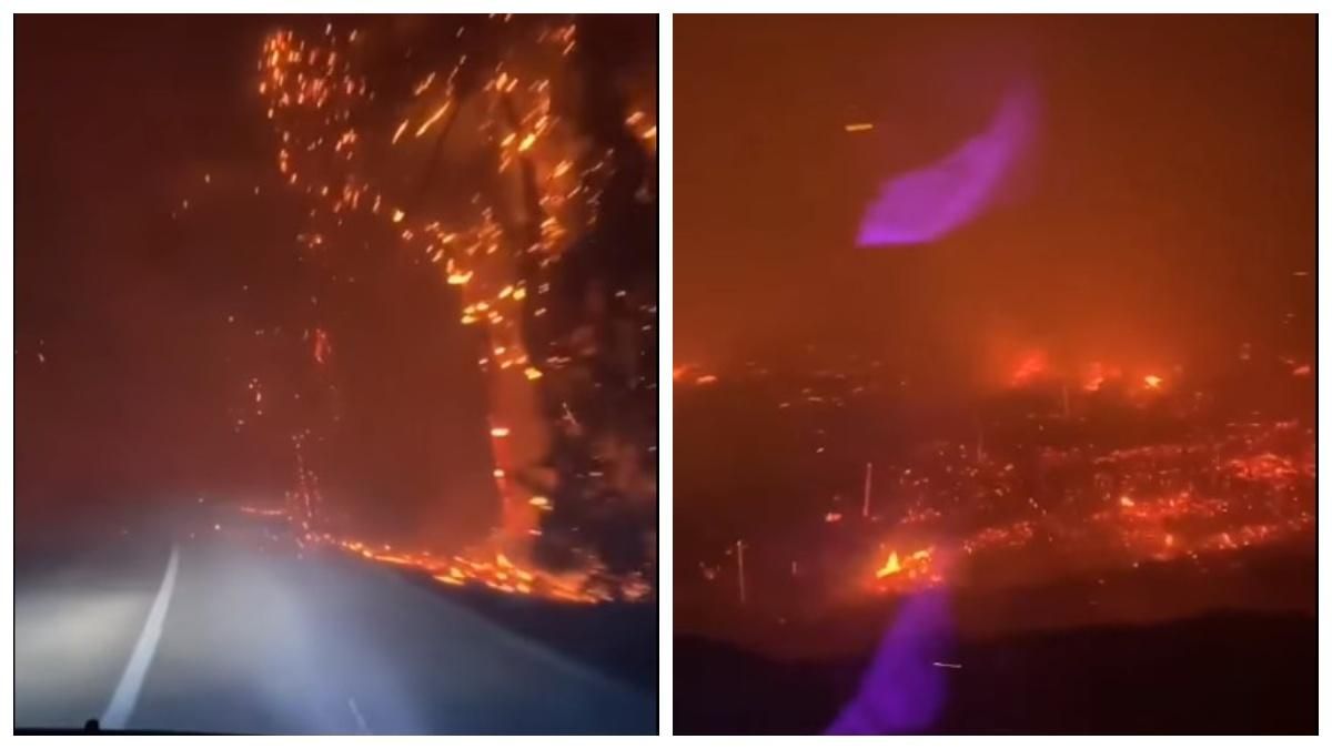 Наче в пеклі: відео жахливої пожежі у Туреччині