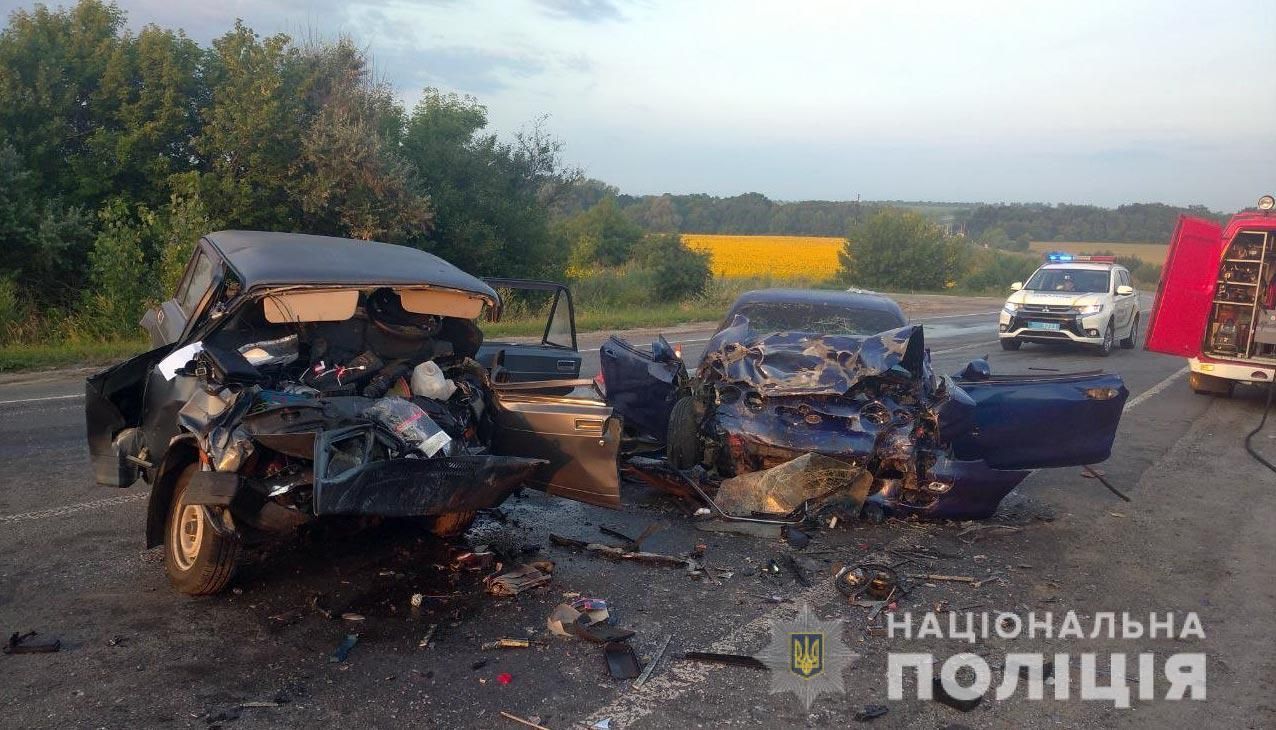 У ДТП на Полтавщині 30.07.2021 загинули водії, пасажирки у лікарні 