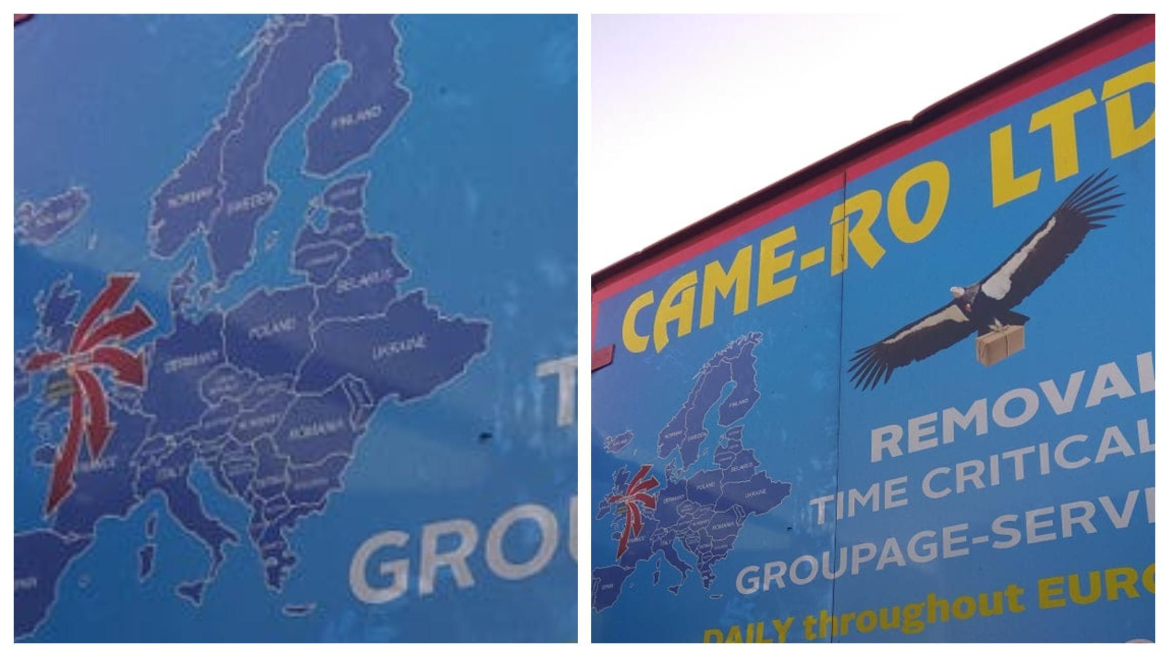 Британська компанія-перевізник використовує карту України без Криму Британська компанія-перевізник використовує карту України без Криму