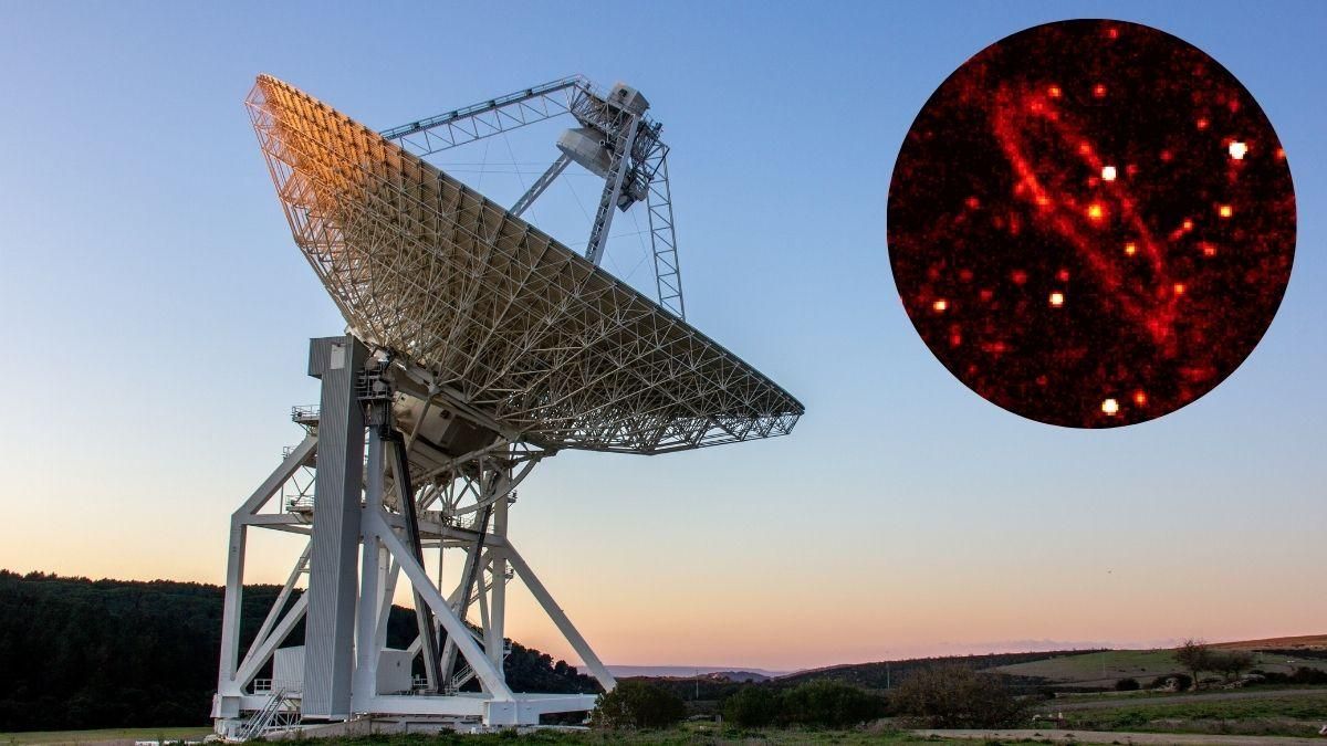 Завдяки Sardinia Radio Telescope астрономи склали детальну радіокарту Туманності Андромеди