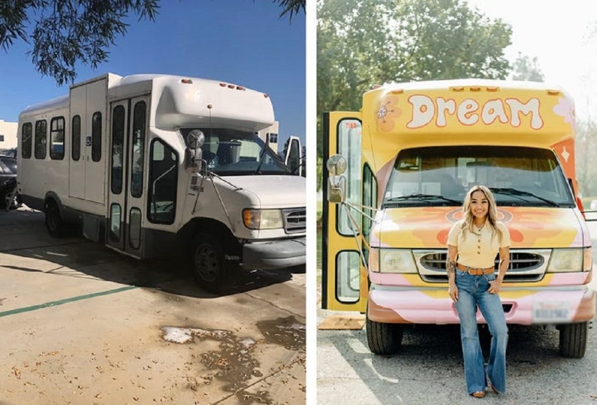 Педагоги перетворили старий автобус на шкільний клас: фото Педагоги перетворили старий автобус на шкільний клас: фото