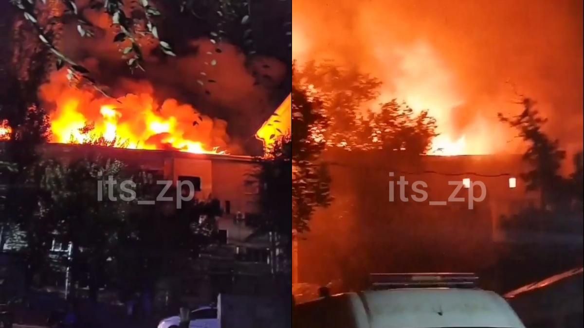 В Запорожье 2 августа 2021 загорелся жилой дом: видео