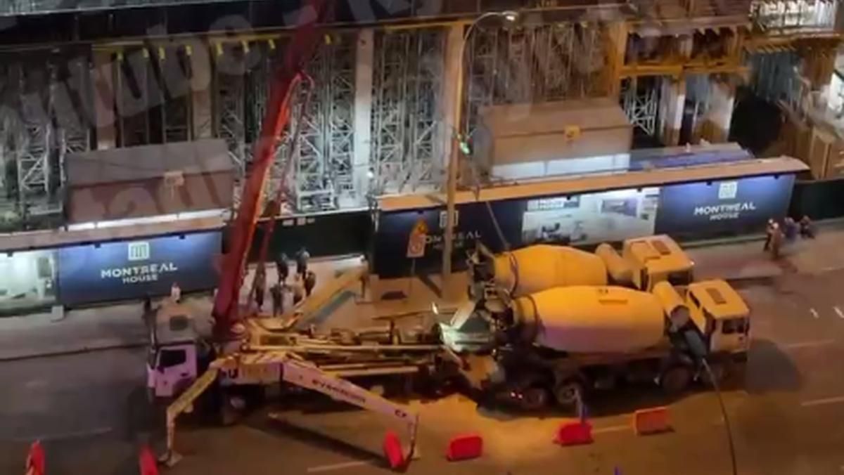 У центрі Києва всю ніч гучно будували елітний ЖК У центрі Києва всю ніч гучно будували елітний ЖК