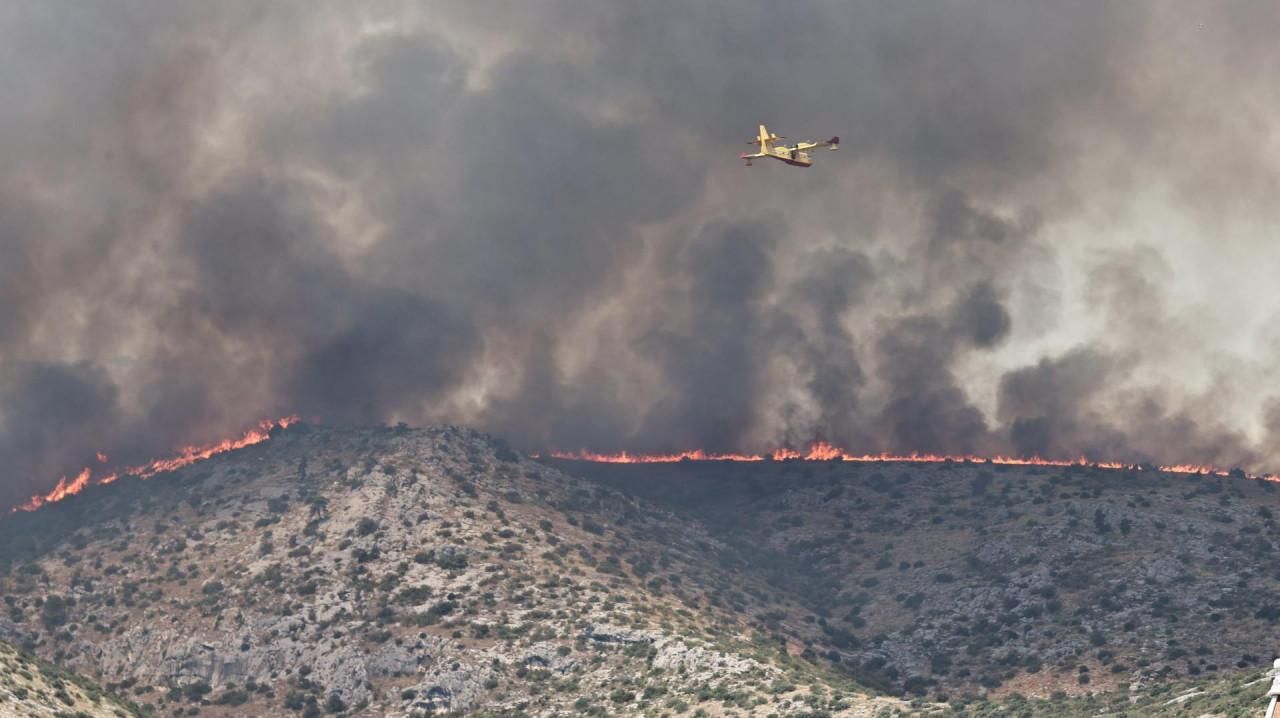 Масштабні лісові пожежі добралися до Хорватії: відео