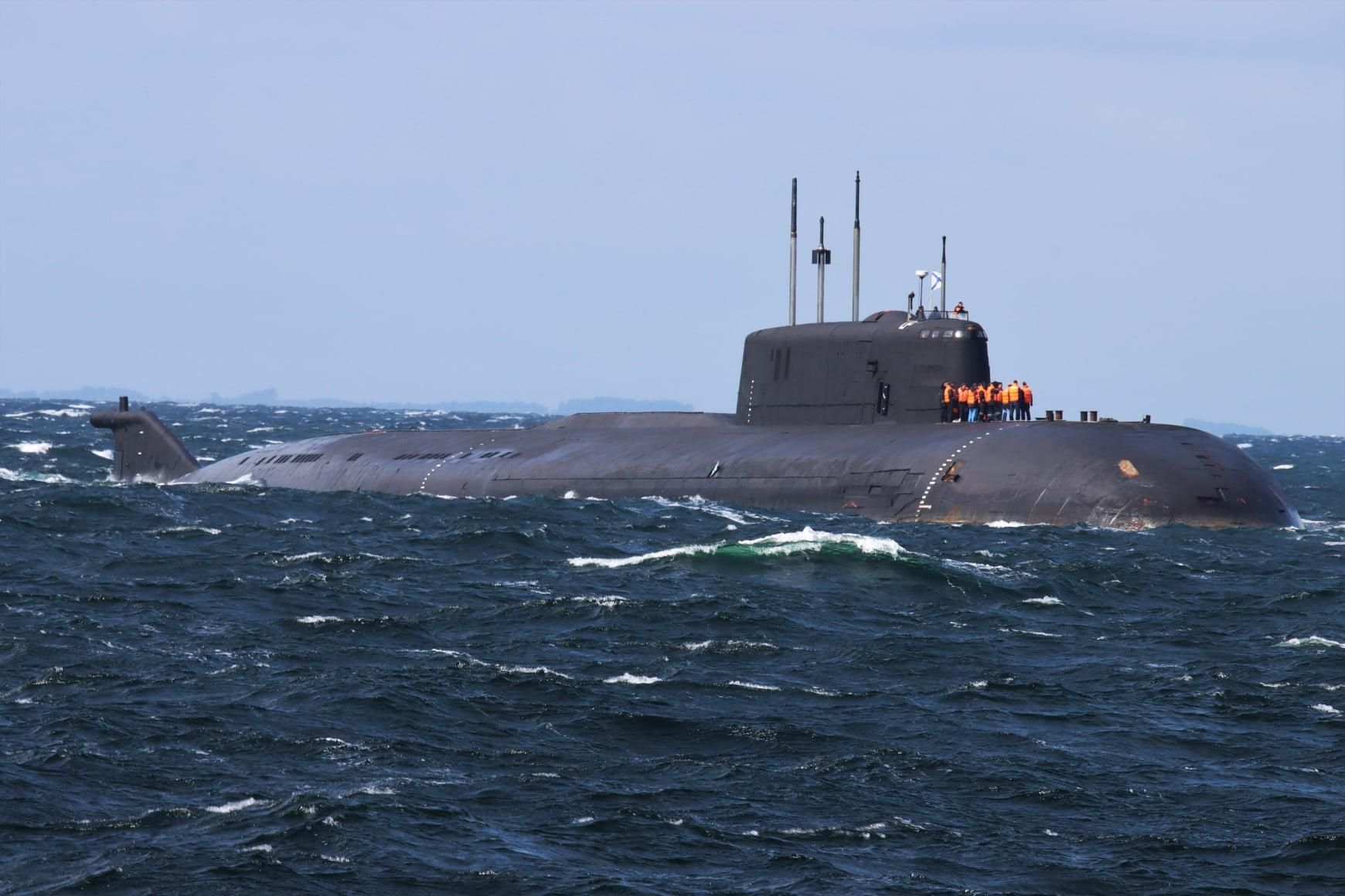 Атомний підводний човен Росії втратив хід біля узбережжя Данії Атомний підводний човен Росії втратив хід біля узбережжя Данії