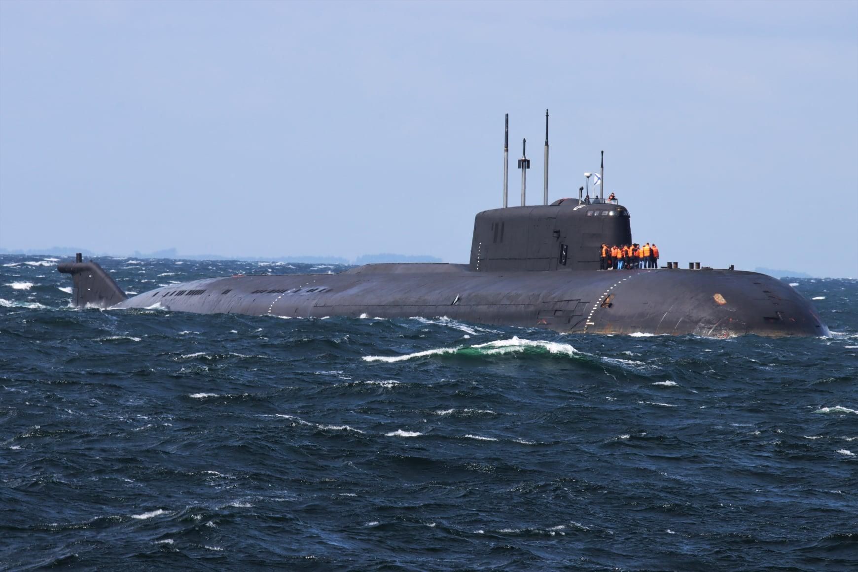 Атомний підводний човен Росії втратив хід біля узбережжя Данії