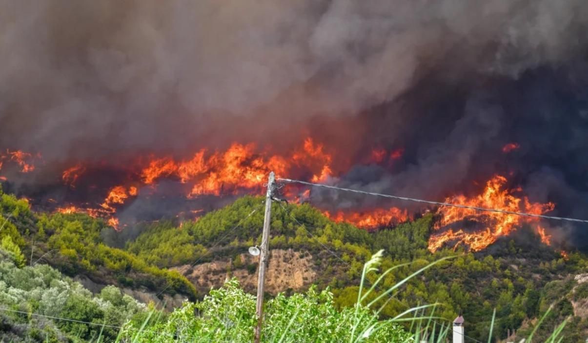 Пожежі у Греції 2021: карта, які регіони постраждали найбільше