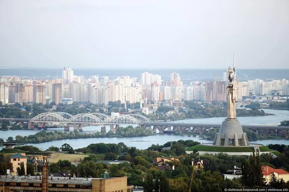 Вид на Київ з висоти пташиного польоту, Київ, 30 років Незалежності, як змінився Київ за 30 років 